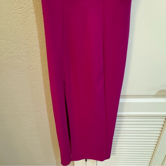 Eden Midi Dress in Fuchsia Rose - Picture 7 of 7